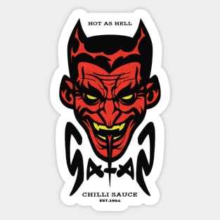 Red Hot Satan Sticker